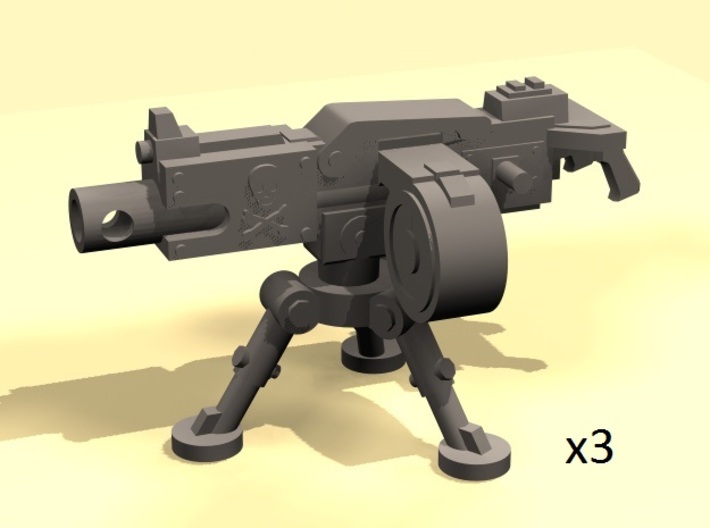 28mm drop heavy gyroget gun 3d printed
