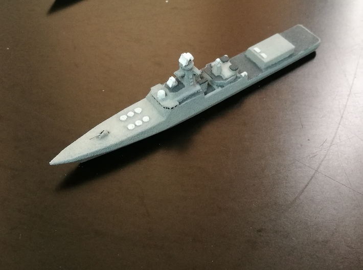 Project 21956 Destroyer, 1/1800 3d printed Painted Sample