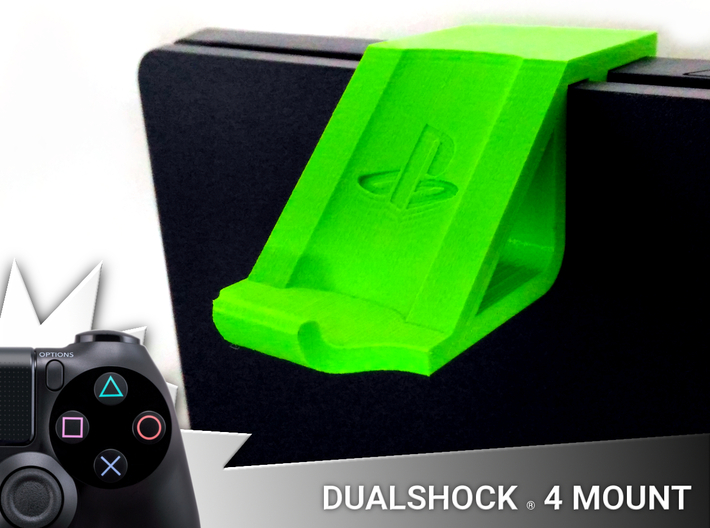 DualShock4 controller mount for PlayStation 4 slim 3d printed 