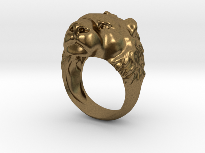 Lion Ring New 3d printed