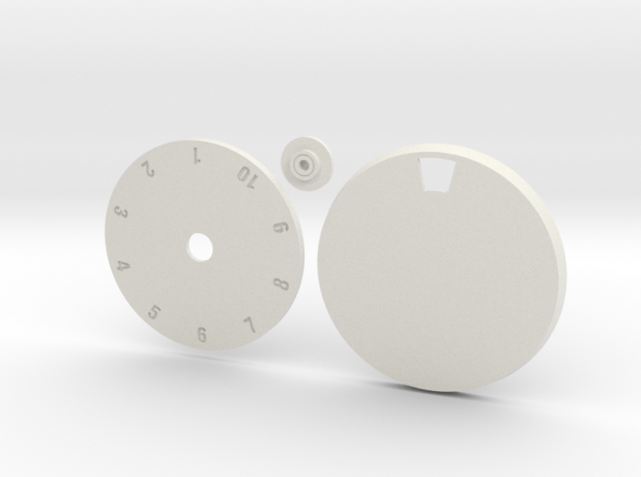 40mm Round Wound Tracking Base 3d printed