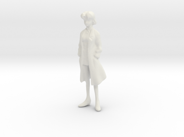 1/24 Woman Scientist in Lab Suit 3d printed