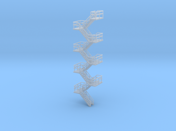 N Scale Staircase H91.2mm 3d printed