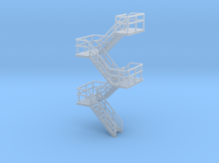 N Scale Staircase H46.4mm 3d printed
