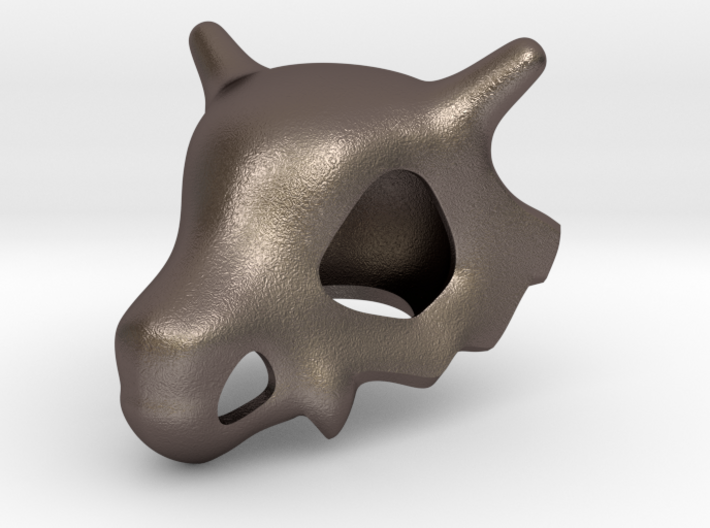 Cubone Skull 3d printed