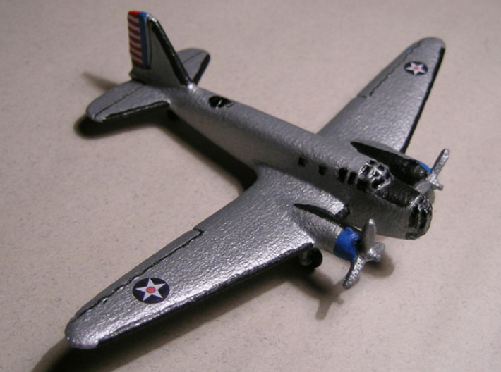 Douglas B-18 Bolo Original 6mm 1/285 3d printed Douglas B-18 painted by Fred O.