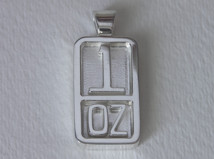 1 OZ Pendant 3d printed 