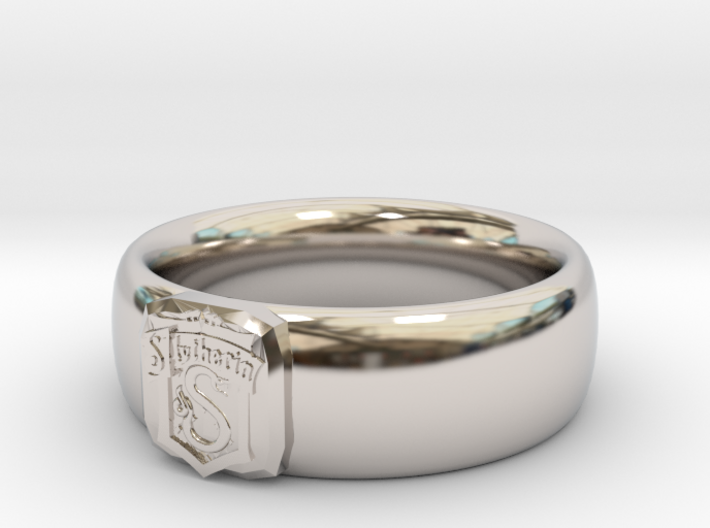 Slytherin Pride Ring 3d printed
