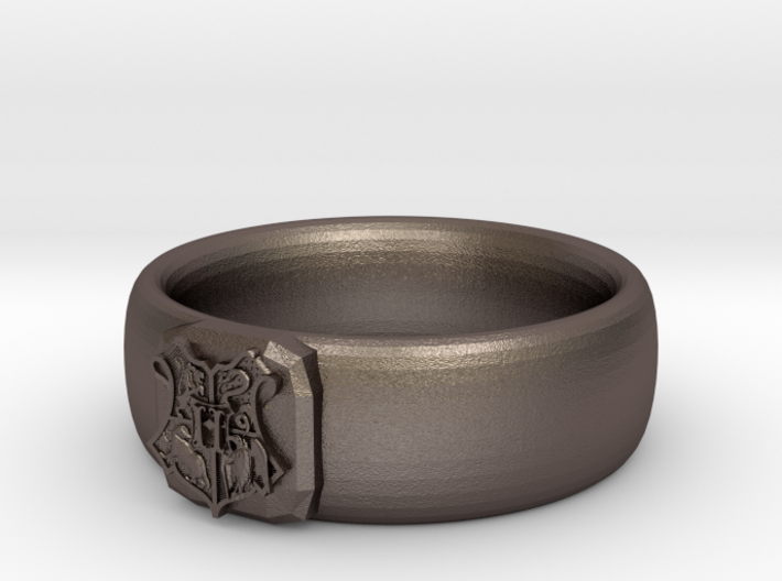 Hogwarts School Ring 3d printed