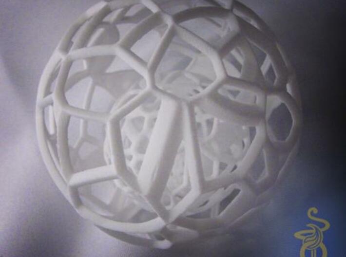 Sphere within a sphere within a sphere 3d printed 3