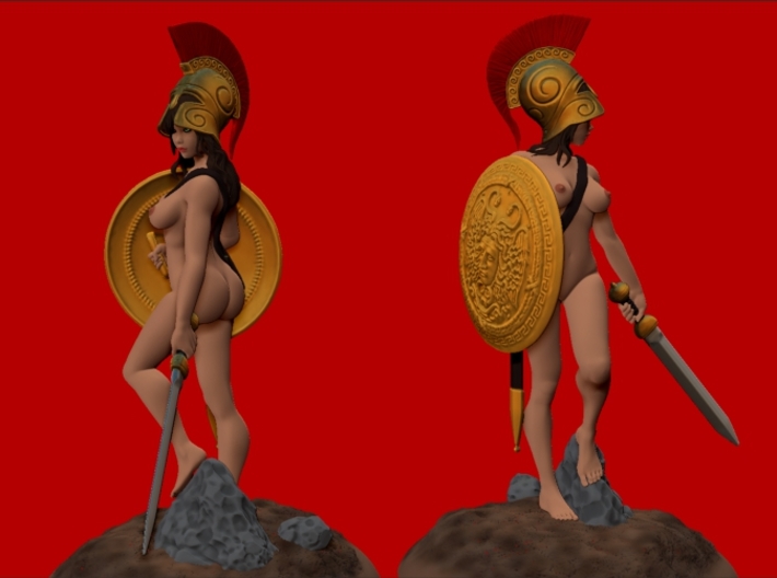 Spartania_80mm 3d printed 
