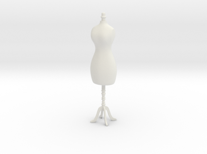 Female mannequin 01. 1:12 Scale 3d printed