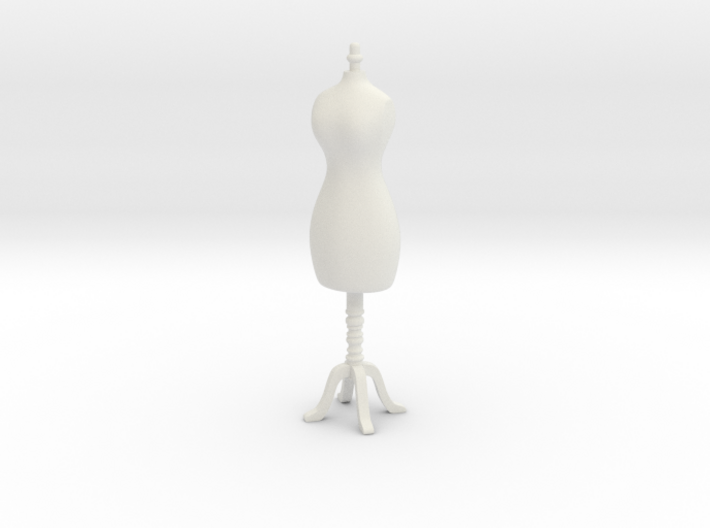 Female mannequin 01. 1:24 Scale 3d printed