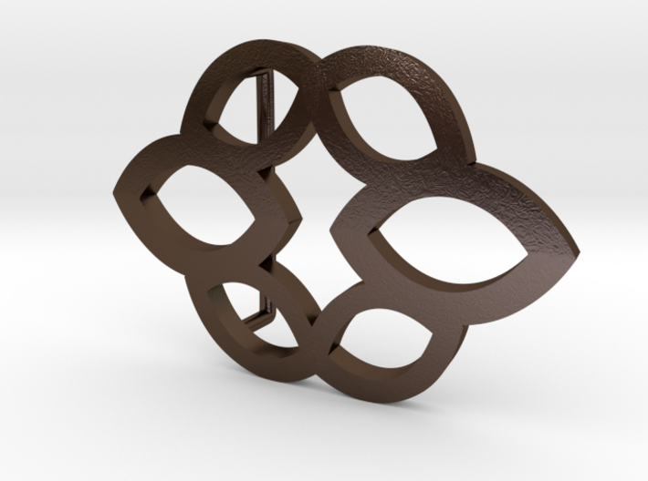 MarquisBeltBuckle 3d printed 
