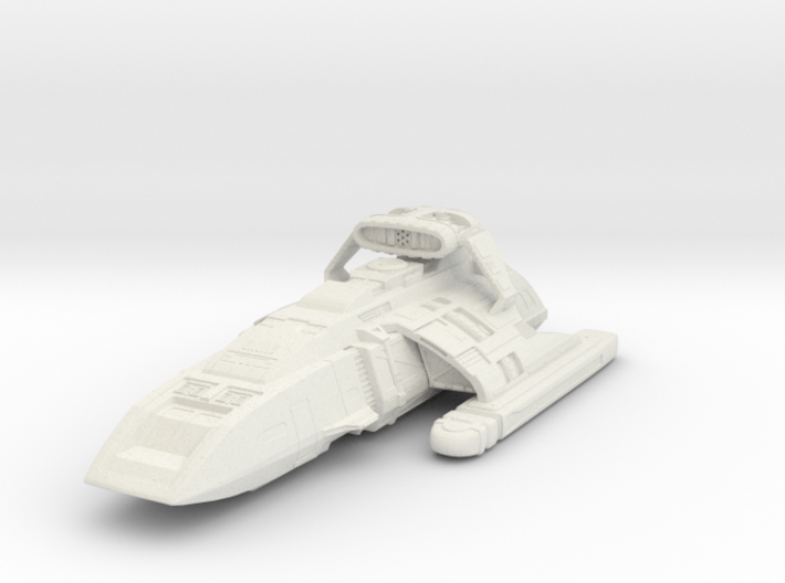 Danube Class Runabout with weapon pod - 2.6&quot; 3d printed