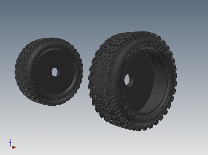 1-87 Ford Raptor Tire 3d printed