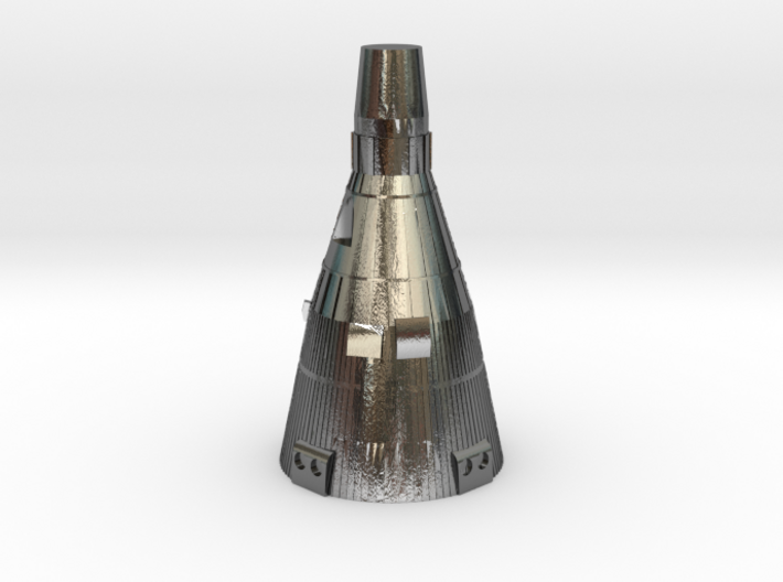Gemini Capsule 1:128 scale 3d printed