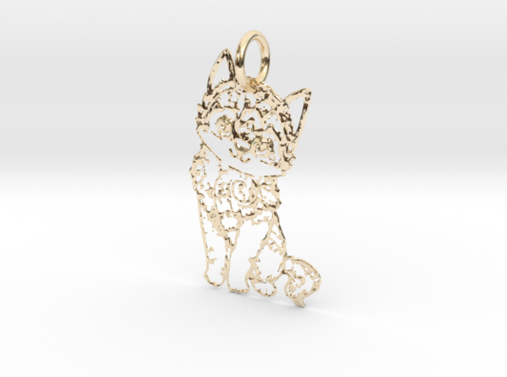 creative pendant cat 3d printed