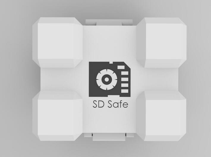 SD cards Box - Part1-1 3d printed 