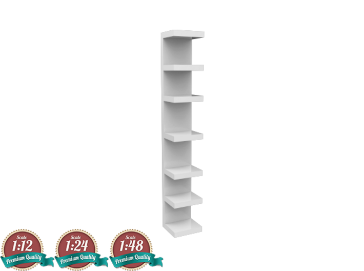 Miniature Wall Shelf Unit - IKEA 3d printed Miniature Wall Shelf Unit - IKEA