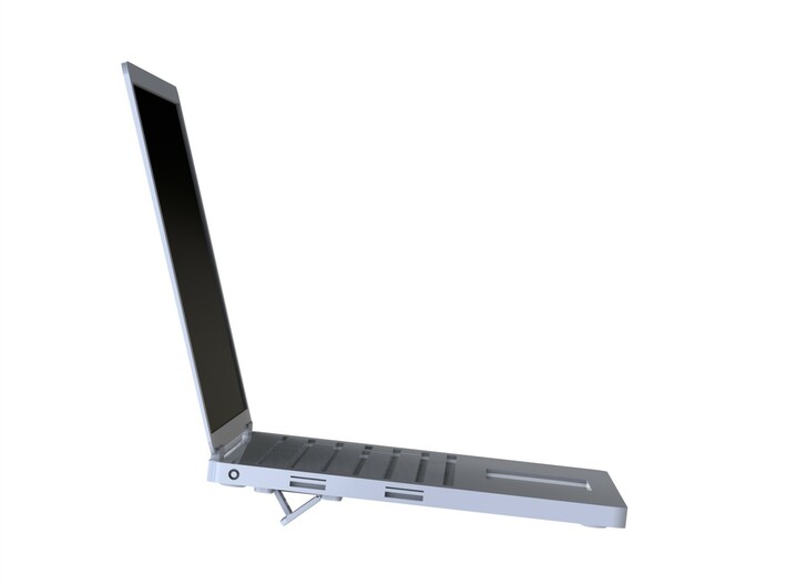 Slim Quick-stand For A Laptop 3d printed 