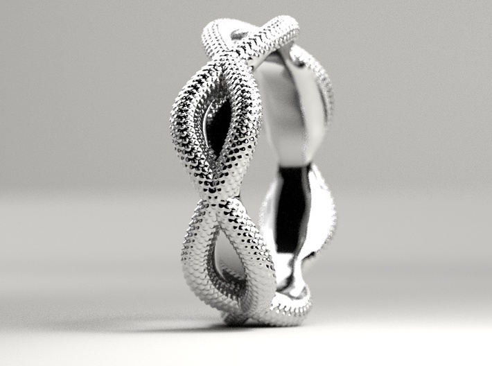 Lizard Ring 3d printed 