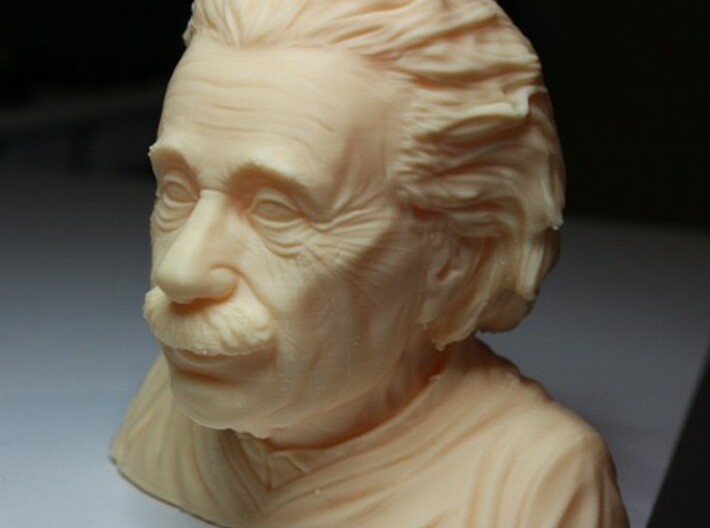 Einstein bust 3d printed