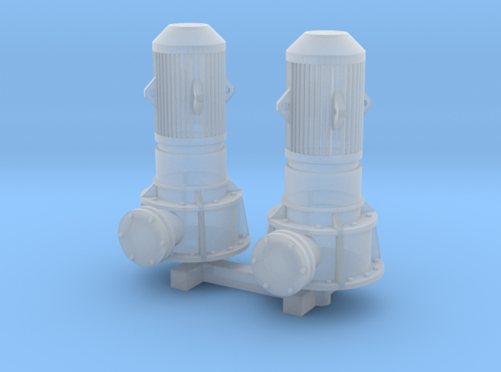 N Scale Vertical Pump 2pc 3d printed