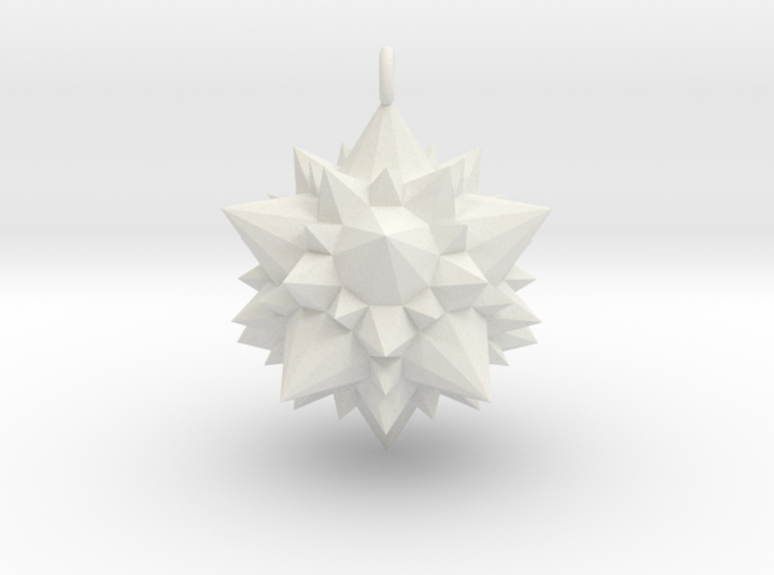 Great Rhombicosidodecahedron 3,7cm 3d printed