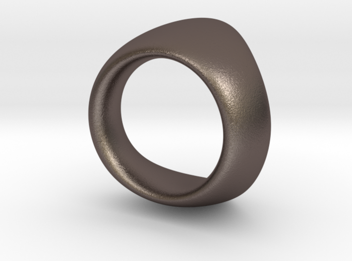 Curve Ring 3d printed