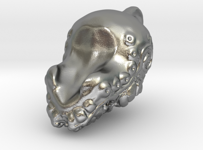 Mayan skull pendant 3d printed