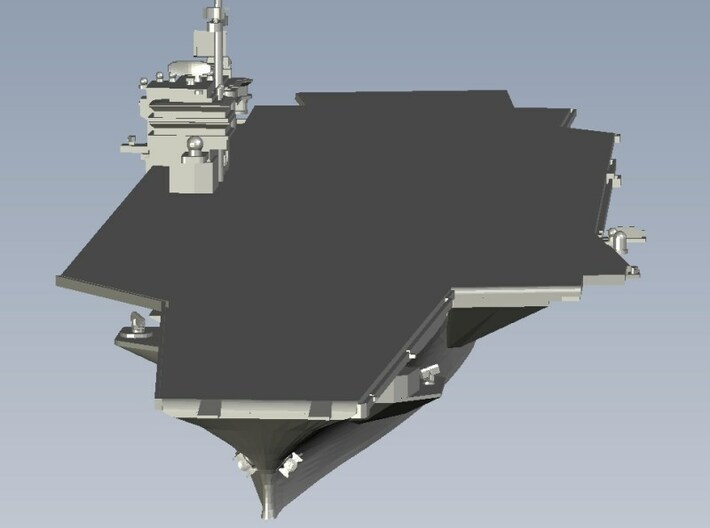 1/3000 scale USS Kitty Hawk CV-63 aircraft carrier 3d printed 