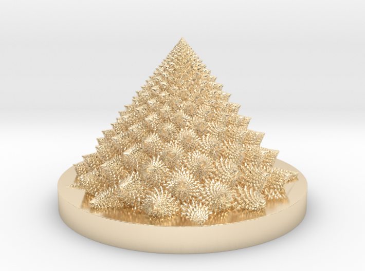 Romanesco fractal Bloom zoetrope (more resolution) 3d printed