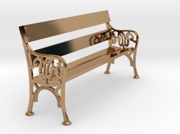 Victorian Railways Bench Seat 1:19 Scale 3d printed