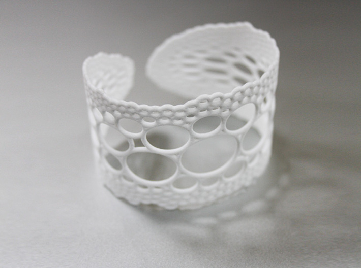 lace cuff 3d printed 