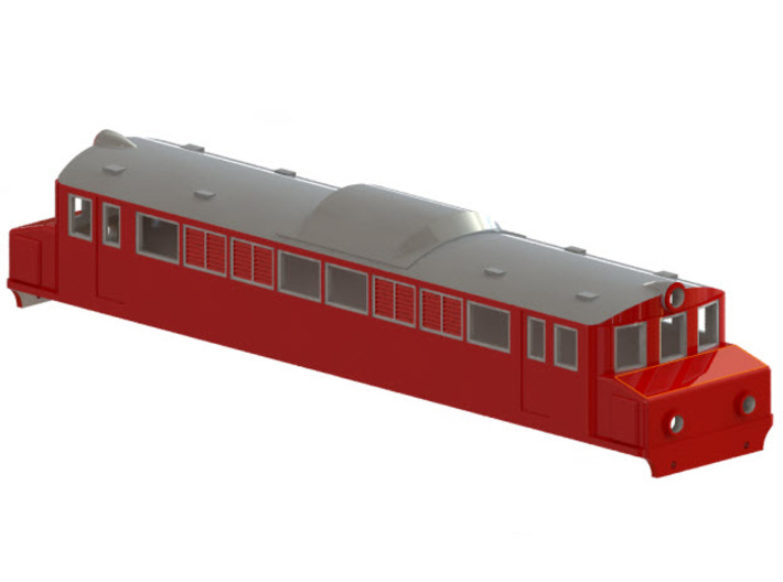 Swedish SJ electric locomotive type Mg - H0-scale 3d printed CAD-model