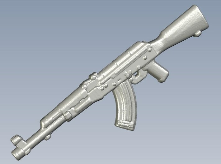 1/60 scale Avtomat Kalashnikova AK-47 rifles x 10 3d printed 