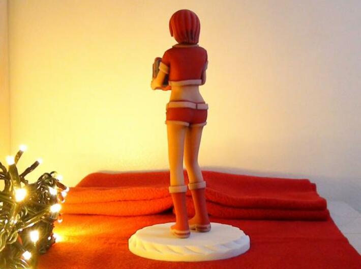 "Santa Girl" Figure (Full Color) 3d printed Picture Back