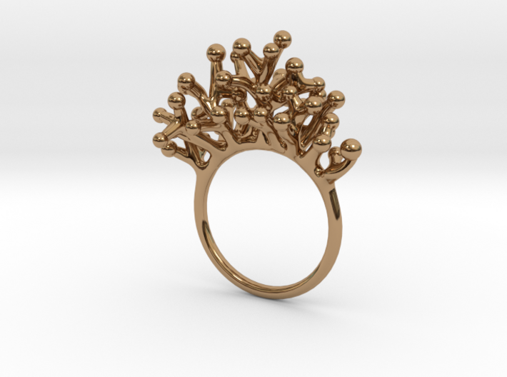 Ring Botryoides 3d printed