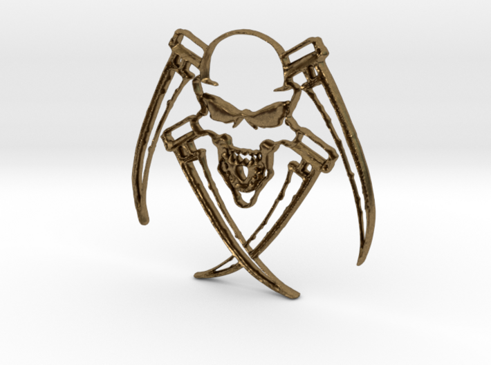 skull Pendant 3d printed
