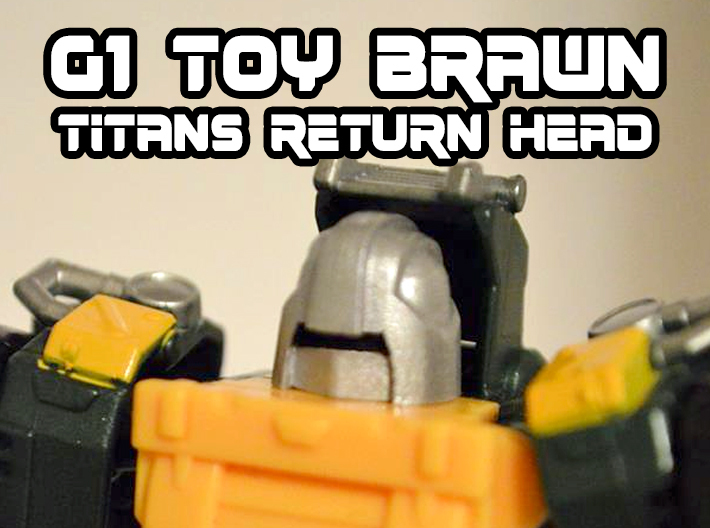 Brawn (Titans Return) Toy/Jipe Head 3d printed