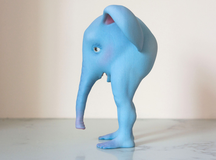 The Bipedal Elephant 3d printed Still pretty cute from the side.