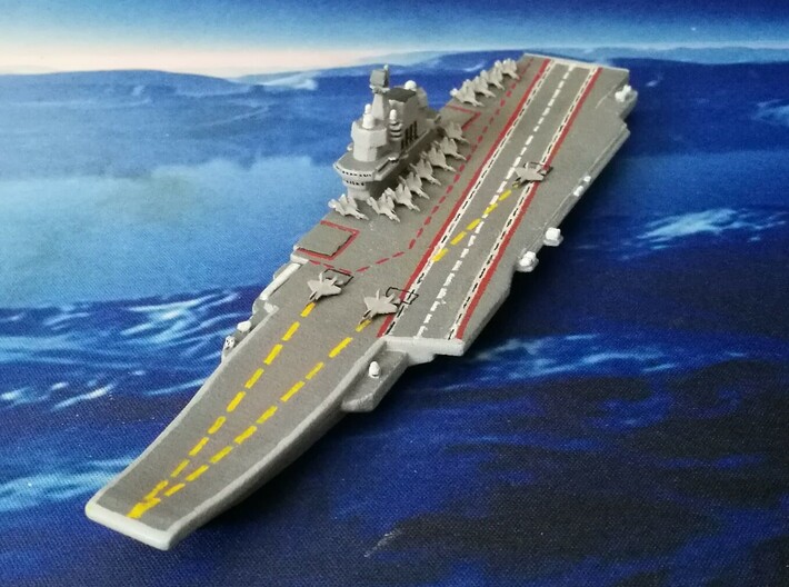 PLA[N] 001A Carrier (2016), HD Version, 1/1800 3d printed HP Jet S&F Prototype, w/ J-31 Pack
