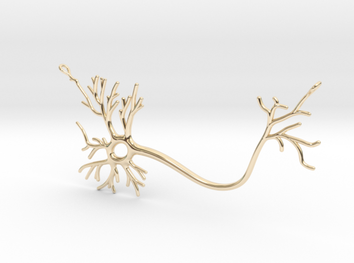 Neuron Necklace  3d printed 