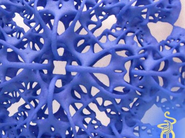 3D fractal: 'Woven Flower' 3d printed 4