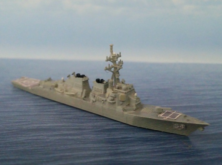 1/2000 USS Curtis Wilbur 3d printed painted and decal
