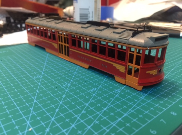 HO Pacific Electric Modernized Hollywood Car Kit 3d printed 