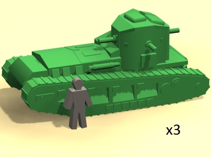6mm Whippet tanks (3) 3d printed