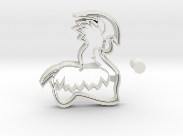 RIMWORLD pawns Exotic Thrumbo Cookie Cutter + Hand 3d printed