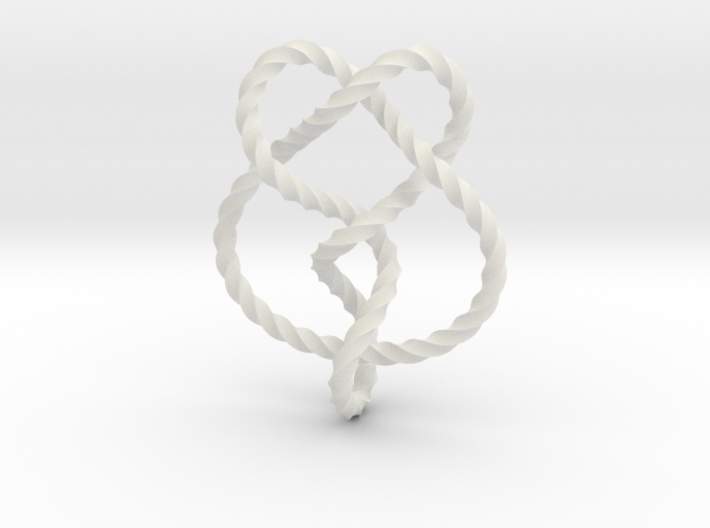 Miller institute knot (Twisted square) 3d printed
